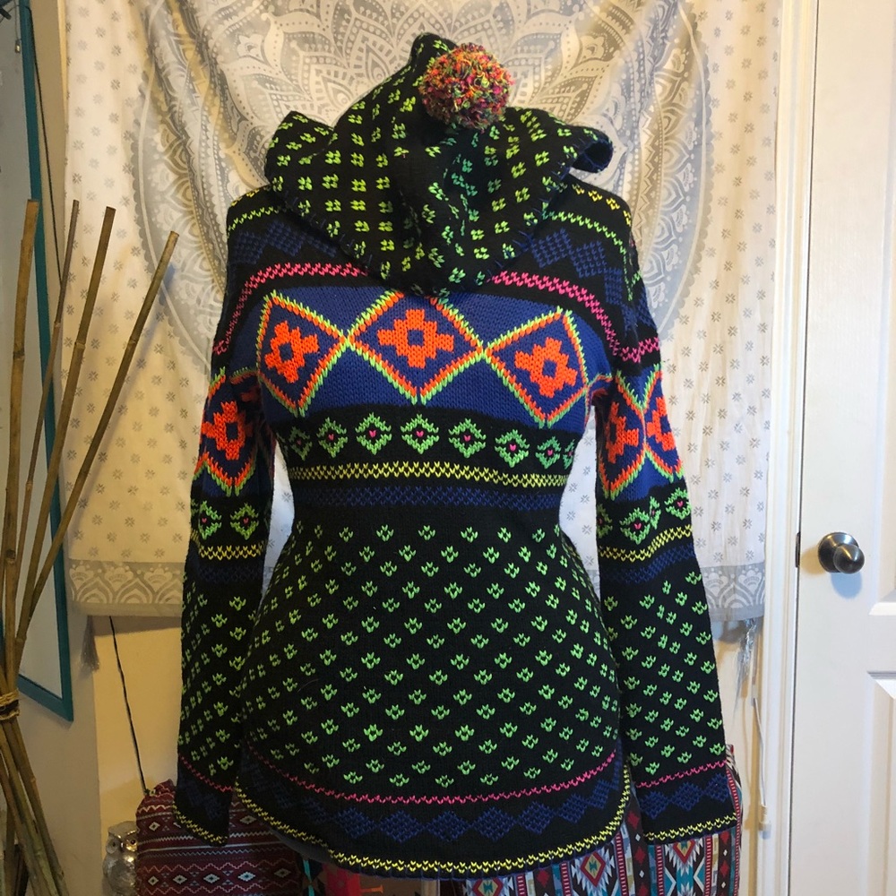 Multi colored sweater